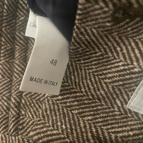 Brunello Cucinelli Mens Wool Cashmere Nvy Coat Sz 48/M - Picture 10 of 13